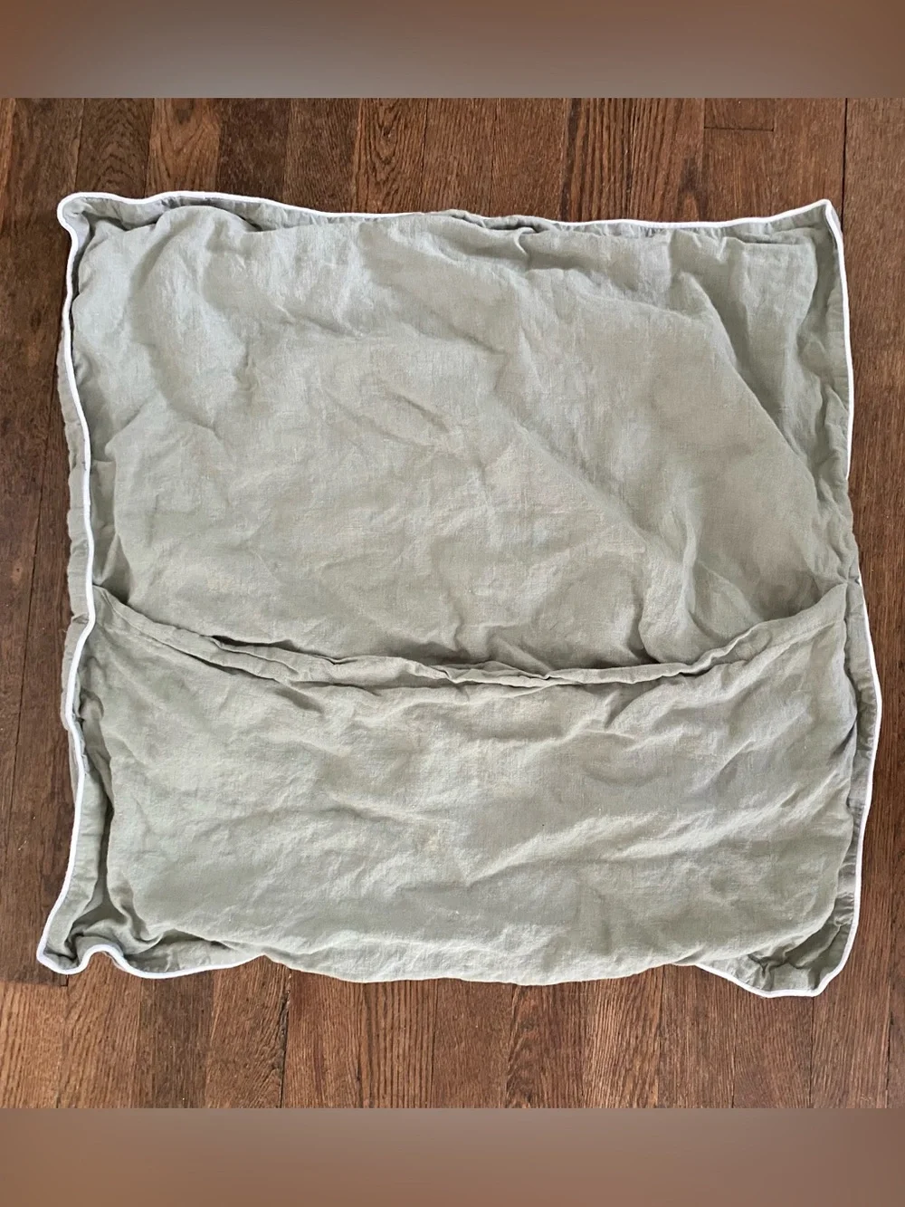 Quince Linen Pillow Cover - Sage Green - 26x26